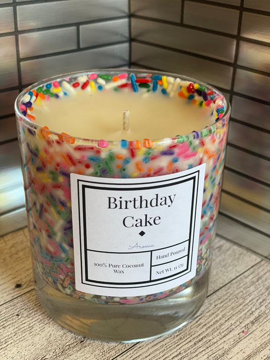 Birthday Cake - coconut wax